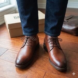 Chukka Ankle Leather Men's Boots